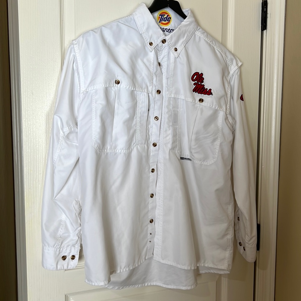 Ole Miss logo- White men shirt
